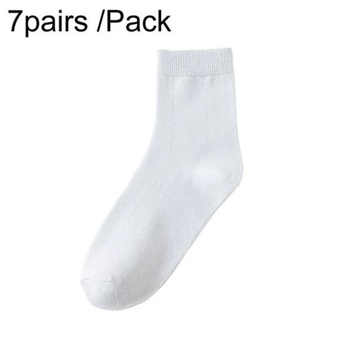 7paires /Pack Homme Et Dames Chaussettes Jetables Quotidien Voyage Affaires Portable Bas À Usage Unique Moyen Femelle Blanc,Femelle Moyenne