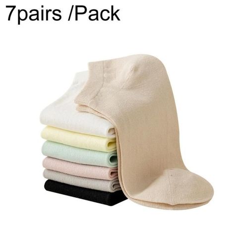 7paires /Pack Homme Et Dames Chaussettes Jetables Quotidien Voyage Affaires Portable Bas À Usage Unique Courte Femme Couleurs Mélangées,Femme Courte Femme