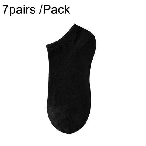 7paires /Pack Homme Et Dames Chaussettes Jetables Quotidiennes Voyage Affaires Portable Bas À Usage Unique Court Femme Noir,Femme Courte