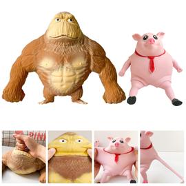 Jouet De Décompression Piggy Squeeze Toy Cochons Roses Antistress
