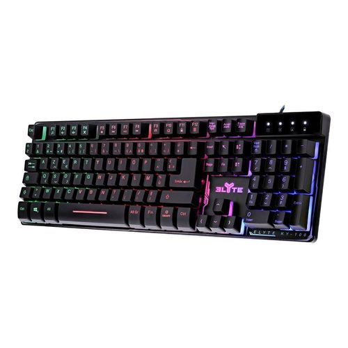 T'nB Elyte KY-100 - Clavier - mécanique, jeux - backlit - USB - AZERTY - boîte