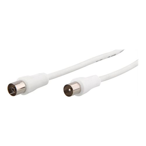 T'nB Home Connect - Câble d'antenne - IEC connector (9.52mm) mâle pour IEC connector (9.52mm) femelle - 1.5 m - coaxial - blanc