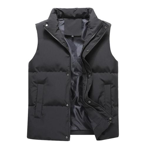 Veste En Duvet Pour Homme-Coton Épaissi,5xl Noir-Noir,5xl