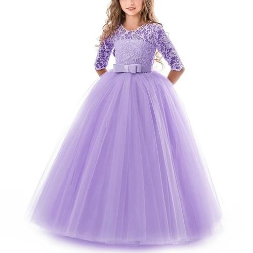 Robe De Soirée Filles-Demoiselle D'honneur Violette & Robe De Demoiselle D'honneur 130cm Violet,130cm