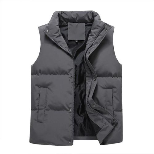 Veste En Duvet Pour Homme-Coton Épaissi,5xl,Gris-Gris,5xl