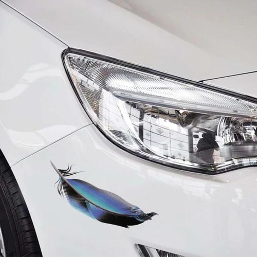 Autocollants De Carrosserie De Voiture En Plume-Motif Aléatoire 1 De