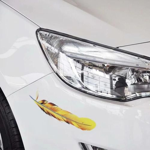 Stickers Carrosserie Voiture Plume-Motif Aléatoire 4 Par
