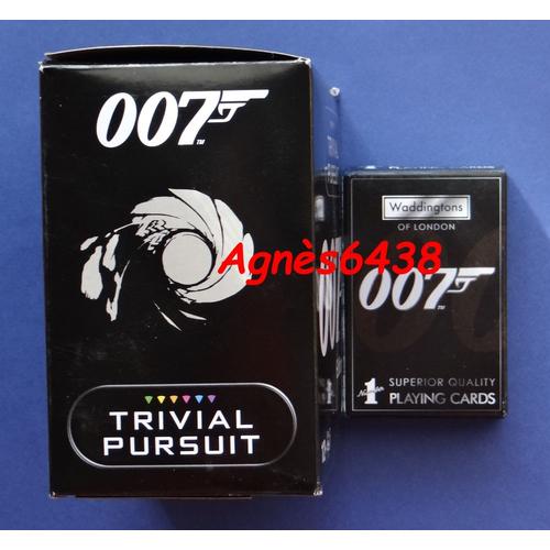 Lot Trivial Poursuite + Jeu De Cartes James Bond 007
