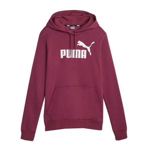 Sweat Capuche Hooded Puma W Ess Logo Hdy Fl Bordeaux
