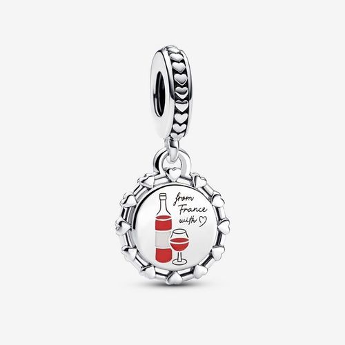 Charm Pendant Gravable Verre À Vin