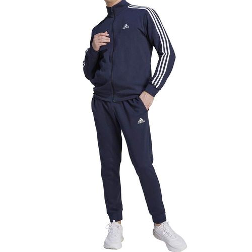 Survêtement Basic 3-Stripes Fleece Bleu - Ij6064 - Xxl