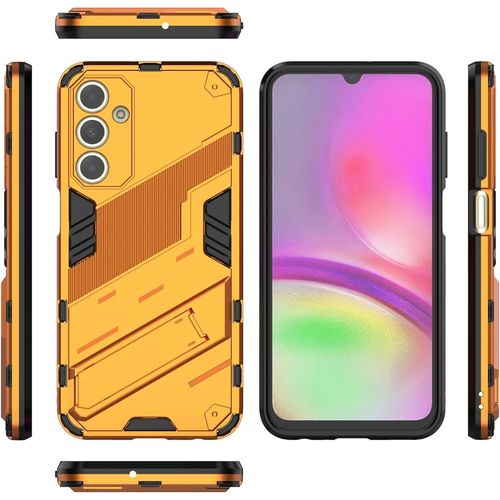 Pour Samsung Galaxy A25 5g Étui Mince Avec Support Béquille Pc Et Tpu Coque De Protection Pour Téléphone, Coque De Protection Robuste Antichoc Couleur : Orange