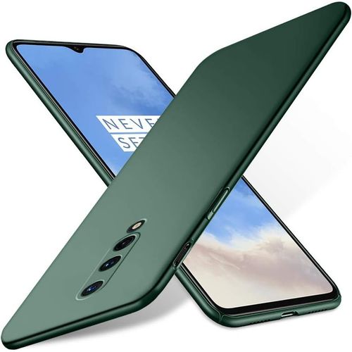 Coque Pour Oneplus 8 Avec Revêtement Souple En Tpu Et Protection Pour Appareil Photo Et Écran En Velouté - Absorbant Les Chocs Pour Oneplus 8 - Non Pour Verizon - Vert