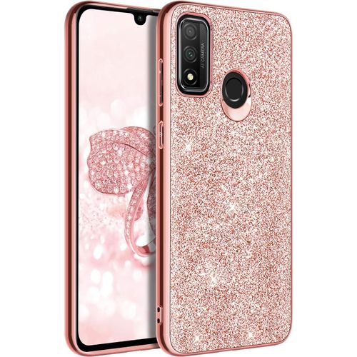 Coque Huawei P Smart 2020 Glitter Etui Huawei P Smart Housse De Protection Brillant Ultra Slim En Tpu Silicone Souple Antichoc Antichute Coque Pour Huawei P Smart 2020 6.21`¿ Bling Or Rose