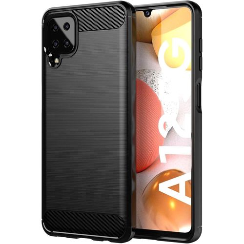 Coque De Protection Hybride En Silicone Tpu Pour Samsung Galaxy A12 Pour Samsung Galaxy A12 Sm-A125f Noir