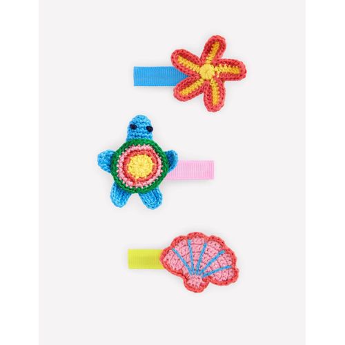 3 Barrettes À Cheveux-Motif Sous-Marin