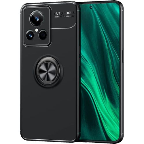 Étui Pour Realme Gt2 Explorer Master Coque, Tpu Souple, Svelte, Support D'anneau Rotatif À 360 Degrés, Coque Pour Téléphone Realme Gt2 Explorer Master. Noire