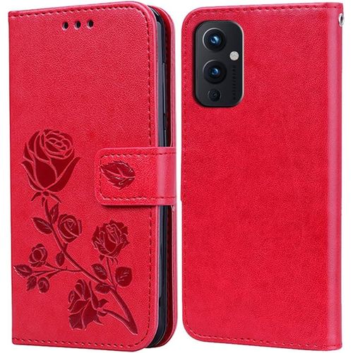 Coque Pour Oneplus 9, Housse Premium En Cuir Pu Portefeuille Flip Case Cover Protection Pour Etui Oneplus 9, Magnétique Porte Carte Étui À Rabat Pochette
