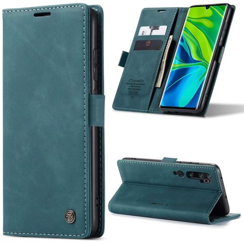 Coque Pour Xiaomi Mi Note 10/Note10 Pro/Cc9 Pro,Portefeuille Housse En Cuir Flip Case,Avec Porte Cartes,Fonction De Support,Fermeture Magnétique - Bleu