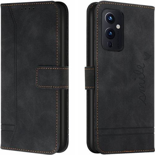Coque Pour Oneplus 9 5g / Oneplus 9 5g, Etui Cuir Avec Magnetique, Flip Pochette Housse Pour Oneplus 9 5g / Oneplus 9 5g Protection, Noir