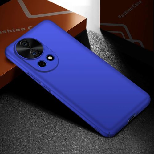 Coque Pour Huawei Nova 12 Pro Fine Matte Pc Case, Coque Dure Anti-Empreintes Digitales Ultra-Mince Étui Pour Huawei Nova 12 Pro-Bleu