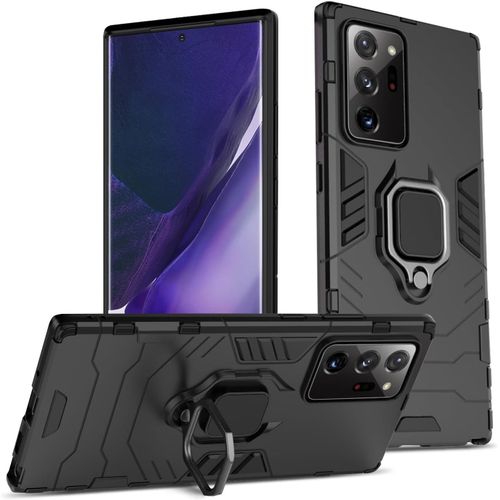 Coque Pour Samsung Galaxy Note20 Ultra 4g/5g, Outdoor Antichoc De Qualité Militaire Coque Avec Béquille Anti Rayure, Compatible Support De Voiture Magnétique, Noir