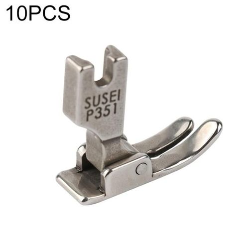 Pied-de-biche de machine à coudre industrielle-10 pcs pied de voiture plat,