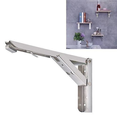 Étagère Murale Pliable-Rangement En Acier Inoxydable De 8 Pouces Pour Table À Manger-