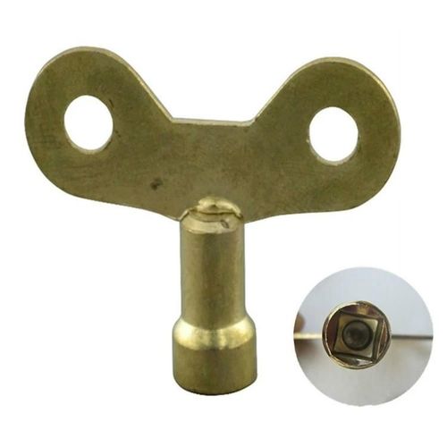Jeu de clés de robinet-5 pièces en laiton massif pour radiateur et vidange,diamètre intérieur de 6,25 mm