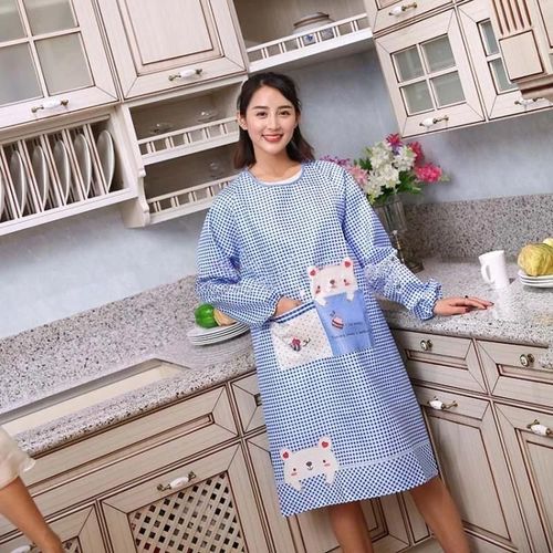Tablier de cuisinier en toile de dessin animé-Uniforme de restauration anti-salissure par