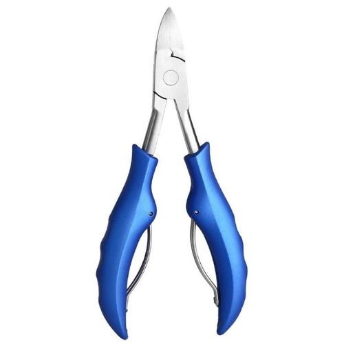 Ensemble De Coupe-Ongles En Acier Inoxydable-3 Pinces Olécrâniennes Pour Peaux Mortes,Poignée En Abs Bleu