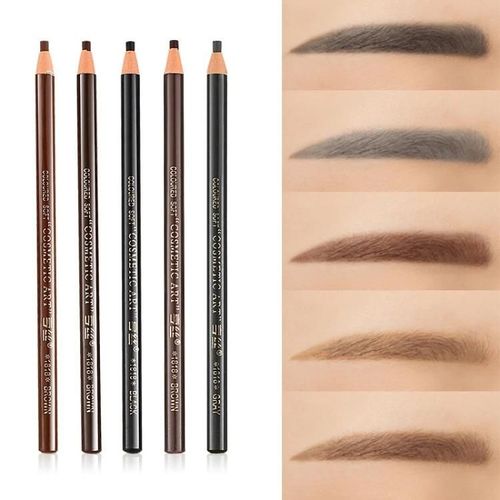 Crayons À Sourcils Waterproof-5 Couleurs,Résistant À La Transpiration,5 Pcs Set- 
