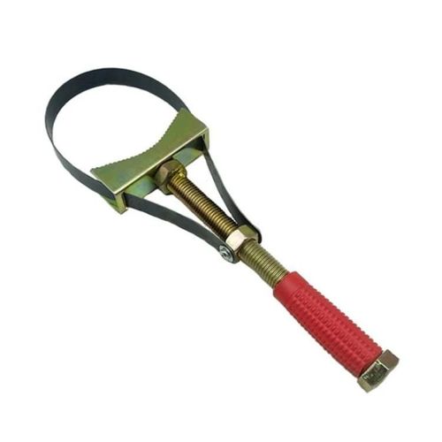 Clé à filtre à huile-Outil de sangle réglable en acier 90-140mm |