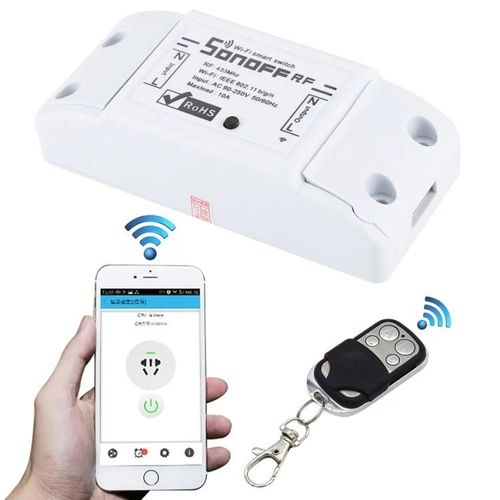 Smart Socket-Module de minuterie de télécommande WiFi,433MHz,4 touches,Sonoff