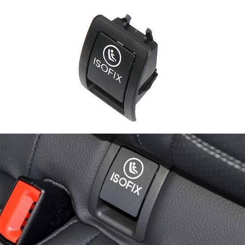 Voiture Arrière Enfant Isofix Switch Housse De Sécurité De Siège 2059200513 Pour Mercedes-Benz W205 2015-2021,Gauche Conduite Noir
