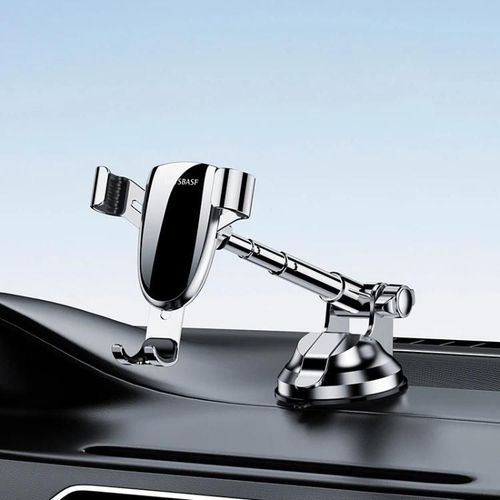 Support De Voiture Magnétique Pour Téléphone-Support À Ventouse Télescopique De