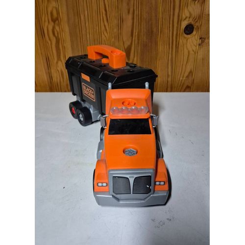 Camion De Bricolage Smoby Black & Decker Jeu De Construction Enfant