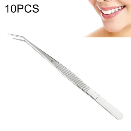 Set De Pinces À Épiler En Acier Inoxydable-10 Pcs Outils De Dentiste Par 