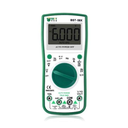 Multimètre numérique-Multifonction,Portée automatique,Semi-rétroéclairage,Anti-brûlure-BST-58X