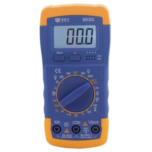 Multimètre numérique-Affichage à écran LCD 9V,BEST BST-B830L