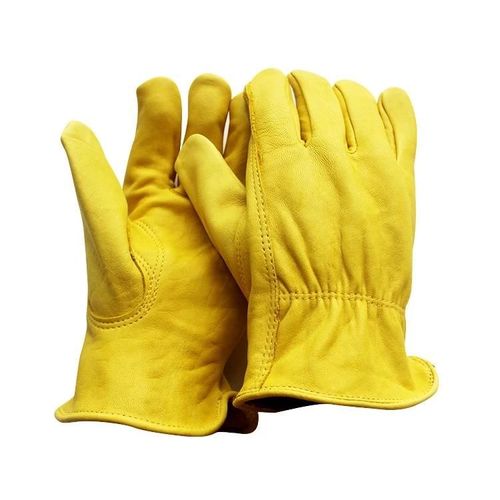 Gants de sécurité en cuir véritable-Outdoor Riding & Gardening,Taille S-