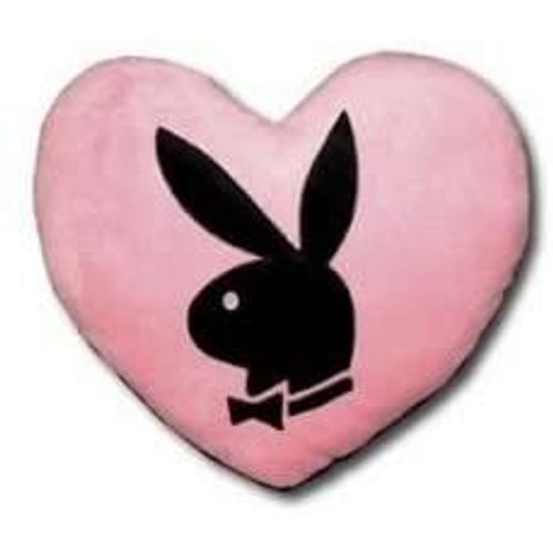 Coussin Coeur Rose Playboy