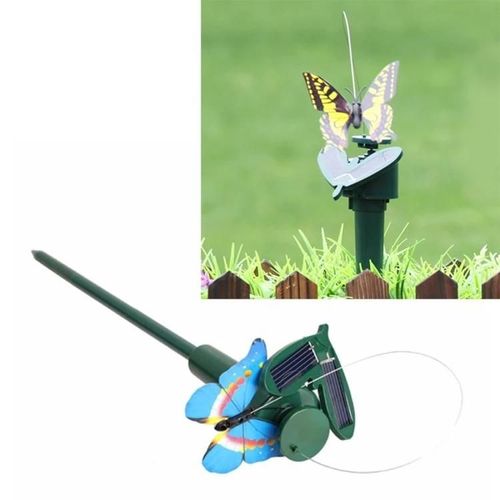 Jouet papillon rotatif à énergie solaire-Hummingbird Simulation Décor de jardin
