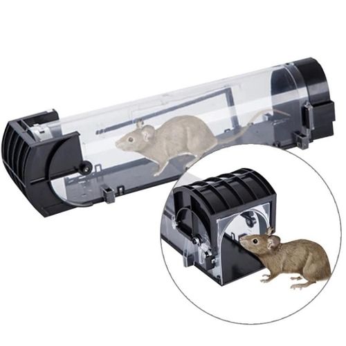 Cage Piège Pour Animaux Vivants Sans Cruauté-Abs Transparent Pour Rats Et Petits Rongeurs