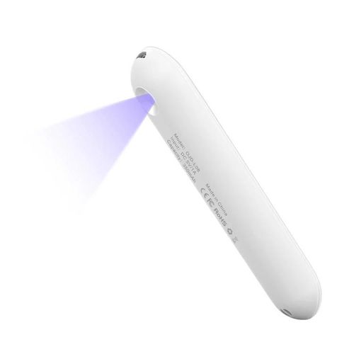 Bâtonnet de désinfection UVC-Stérilisateur portable à main,Blanc