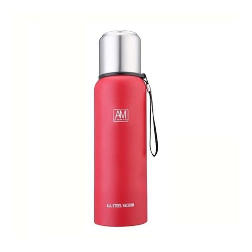 Mug Isotherme Pour Eau De Sport-750ml Grande Contenance,Acier Inoxydable,Rouge