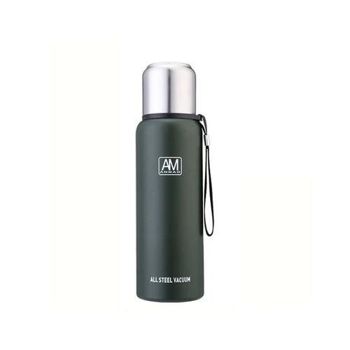 Mug Isotherme Pour Eau De Sport-500ml Grande Contenance,Vert Foncé-Vert Foncé