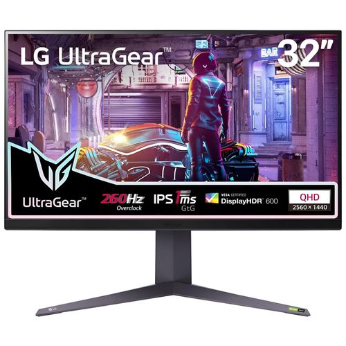 LG UltraGear 32GQ850-B - Écran LED - jeux - 32" (31.5" visualisable) - 2560 x 1440 QHD @ 240 Hz - Nano IPS - 450 cd/m² - 1000:1 - DisplayHDR 600 - 1 ms - 2xHDMI, DisplayPort