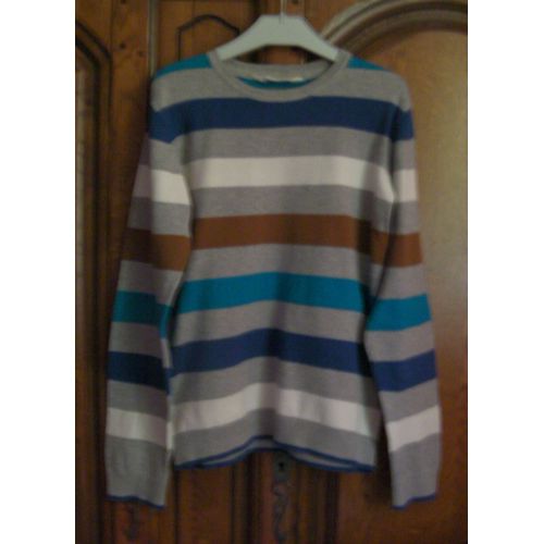 Pull Rayé H&m - Taille 10/12 Ans