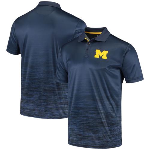 Polo Marshall Colosseum Bleu Marine Michigan Wolverines Pour Hommes